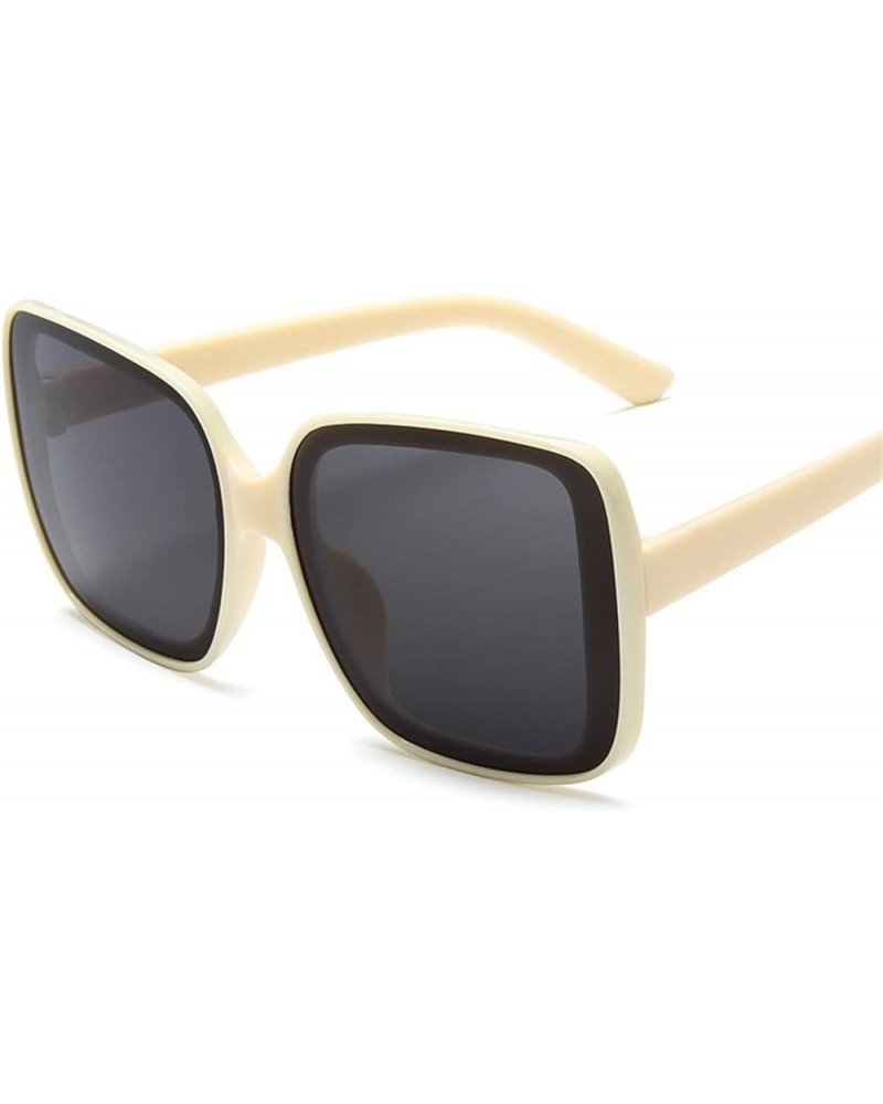 Large Frame Outdoor Vacation Beach Sunglasses for Men and Women (Color : G, Size : 1) 1 E $16.35 Designer