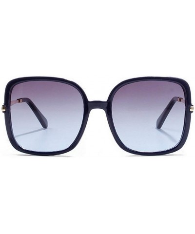 Oversized Shades Women Sunglasses Black Fashion Square Glasses Big Frame Vintage Retro Glasses Female Unisex Glasses Blue $9....