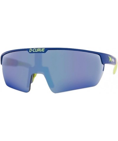 unisex-adult Challenger SunglassesSunglasses Adult Matte Dark Blue With Lime $32.56 Sport