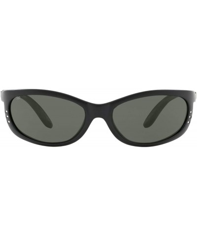 mens Fathom Oval Sunglasses Matte Black/Grey Polarized-580g $49.56 Oval