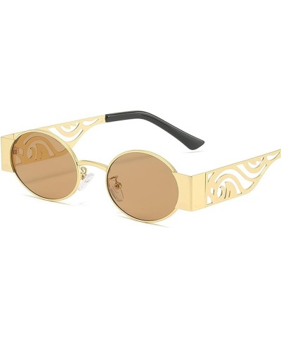Metal Punk Fashion Men and Women Sunglasses Outdoor Vacation Decorative Sunglasses Gift (Color : 7, Size : 1) 1 4 $16.27 Desi...