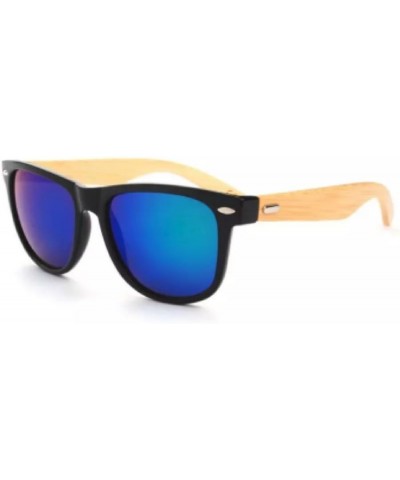 Bamboo Sunglasses | Wood Sunglasses | 3-in-1 Value Pack Gift Set | Stylish, Lightweight, Durable Blue $11.25 Wayfarer