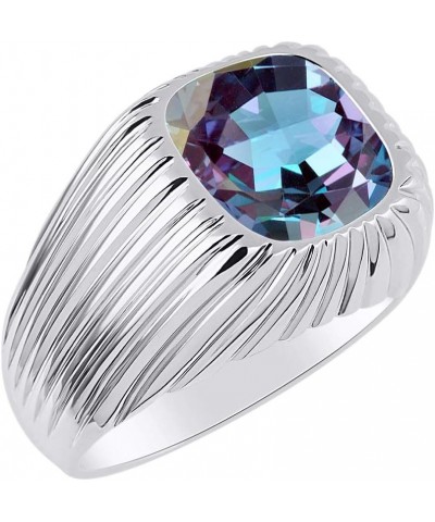Gorgeous 12MM Alexandrite Or Aquamarine in Solid Sterling Silver .925 Alexandrite $49.72 Designer