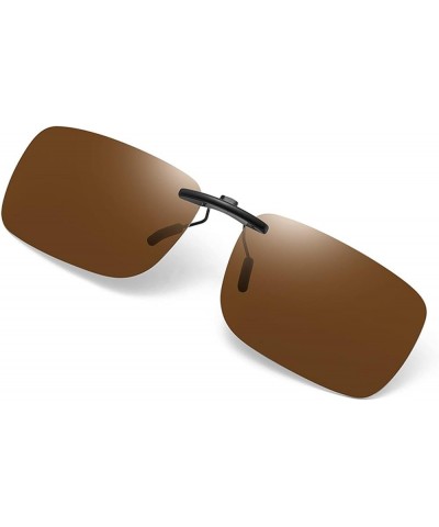 Polarized Clip-on Can Be Upturned Sunglasses Men And Women Drivers Driving Sports Sunglasses E $15.82 Sport