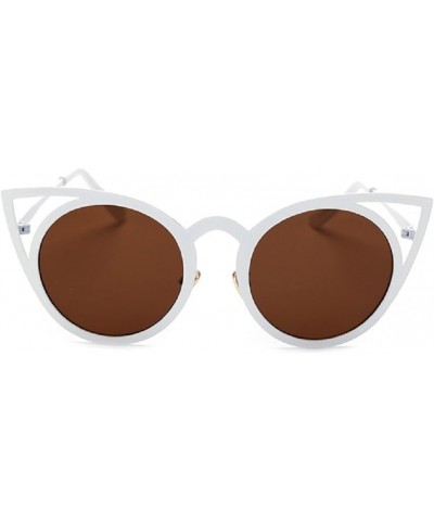 Fashion Women Oversized Cat Eye Sunglasses Mirror Eyewear UV400 3 $8.09 Cat Eye