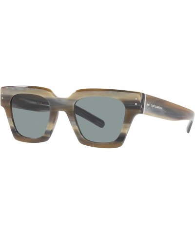 DG 4413 Striped Grey Horn/Light Grey 48/23/145 men Sunglasses $38.40 Square