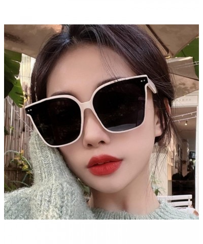 Large Frame Outdoor Vacation Beach Driving Sunglasses For Men And Women Trendy Commuter UV400 Sport Sunglasses Gift E $20.33 ...