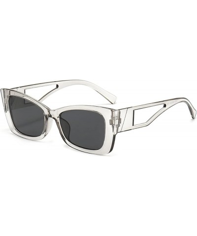 Square Frame Outdoor Vacation Sunglasses for Men and Women (Color : G, Size : 1) 1 Large $19.85 Designer