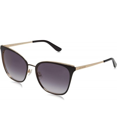 Women's Ju 609/G/S Cat Eye Sunglasses Matte Black/Grey Shaded $17.84 Cat Eye
