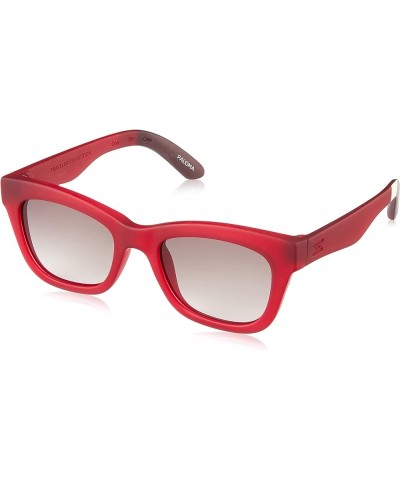 Women's Paloma Wayfarer Sunglasses Matte Beetroot Crystal $26.89 Wayfarer
