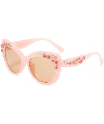 Cat Eye Fashion Sunglasses for Men and Women Beach Sunshade Driving Glasses (Color : B, Size : Medium) Medium G $20.64 Square