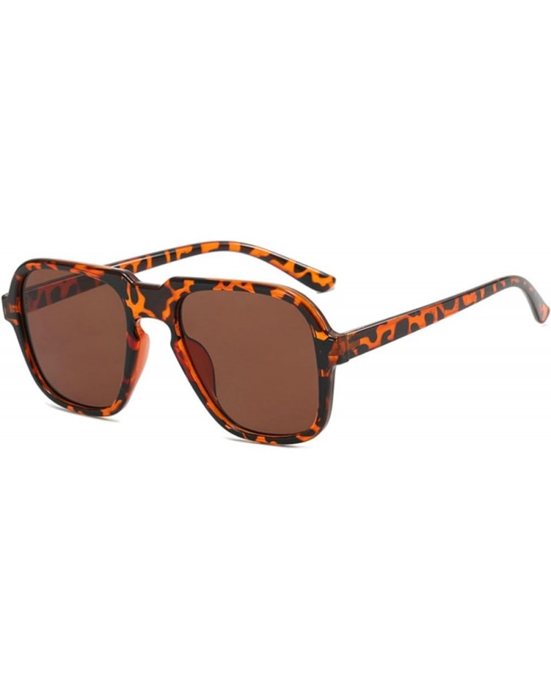 Double Bridges Square Sunglasses Women Fashion Gradient Shades UV400 Retro Polygon Men Sun Glasses C4 $9.81 Designer