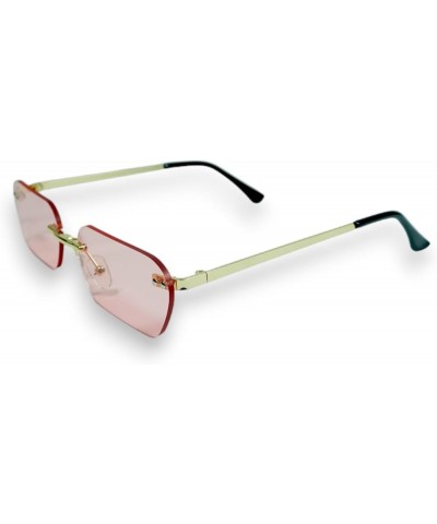 Sunglasses bevel Pink $8.79 Designer