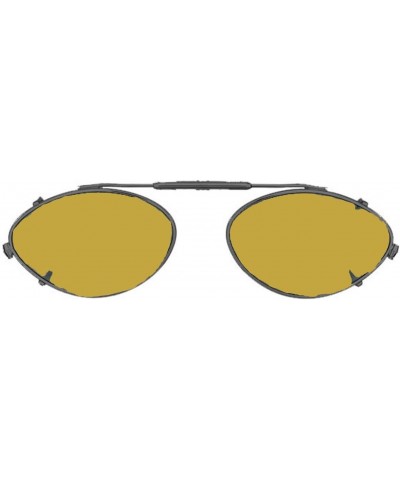 Visionaries Polarized Clip on Sunglasses - Cateye - Gun Frame - 51 x 31 Eye $28.58 Cat Eye