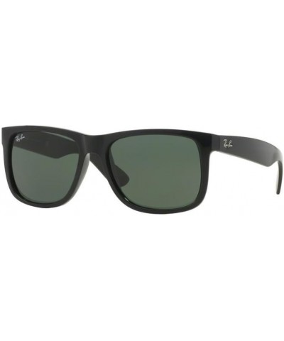 RB4165 JUSTIN Sunglasses For Men For Women+ BUNDLE with Designer iWear Eyewear Care Kit 10 Black / Green $57.88 Wayfarer