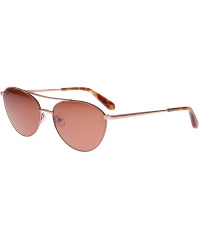 NEW GISSELLE Eyewear Gold & Oak POPPY Sunglasses 56/16/145 $39.93 Oval
