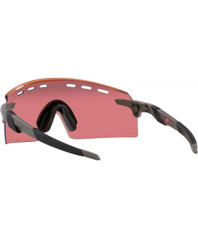 Men's Oo9235 Encoder Strike Vented Rectangular Sunglasses Matte Onyx/Prizm Trail Torch $123.64 Rectangular