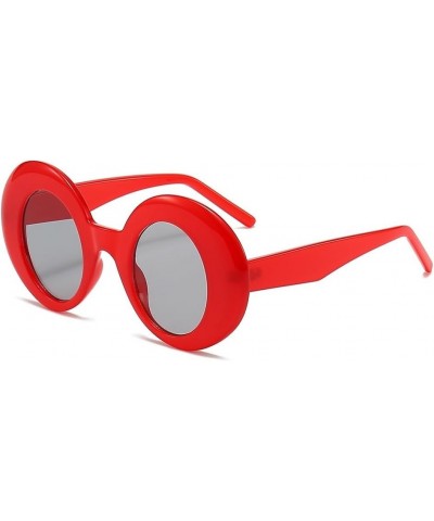 Fashion Round Frame Men And Women UV400 Sunglasses Gift C $17.80 Designer