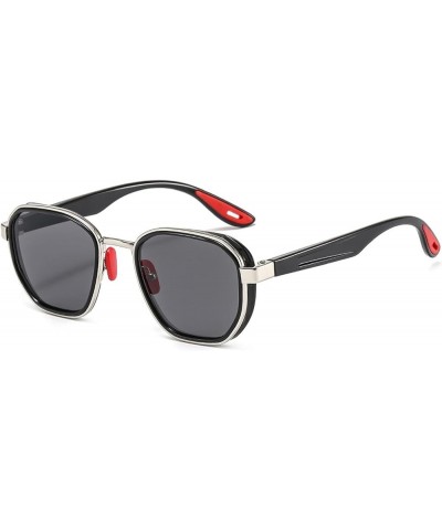 Punk Men's and Women's Sports Sunglasses, Outdoor Vacation Driving Glasses (Color : C, Size : Medium) Medium C $11.23 Sport