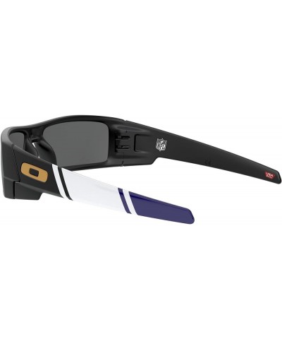 Men's Oo9014 Gascan Rectangular Sunglasses Nfl 2020 Bal Matte Black/Prizm Black $38.71 Rectangular