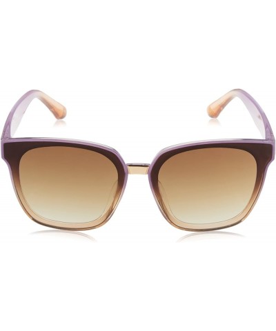 Ld313 Flush Lens Women's Cat Eye Sunglasses with 100% Uv Protection. Stylish Gifts for Her, 66 Mm Purple & Nude $19.41 Cat Eye
