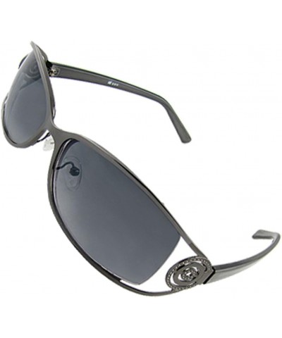 Qtqgoitem Men Metal Frame Clear Black Plastic Arms Sunglasses (Model: 42a 201 7b2 ea8 7ea) $9.67 Designer