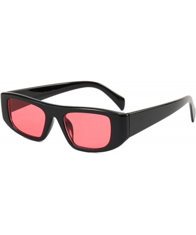 Big Square Sunglasses Men and Women Vacation Sunshade Beach Glasses (Color : C, Size : Medium) Medium H $19.98 Designer