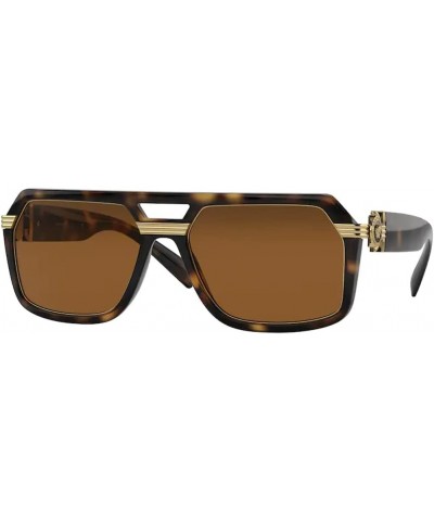 VE4399 Pillow Sunglasses for Men + BUNDLE With Designer iWear Eyewear Kit Havana / Dark Brown $87.75 Wayfarer