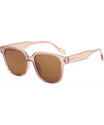 Square Large Frame Men And Women Outdoor Vacation Decorative Sunglasses D $14.22 Designer