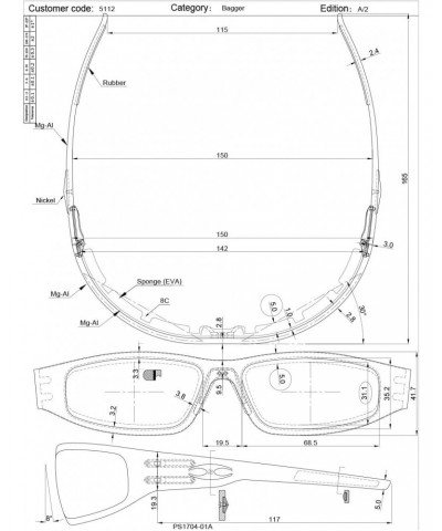 Bagger Polarized Grey Lens Sunglasses with Flat Red Frame $77.88 Designer
