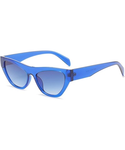 Cat Eye Triangle Men and Women Fashion Decorative Sunglasses (Color : E, Size : 1) 1 D $14.81 Designer