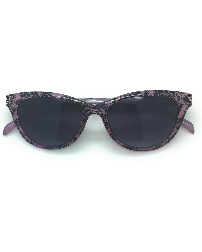 Women's Bi-Focal Sun Readers Fashion Cat Eye Sunglasses 1.75 Purple Snake Print $8.82 Cat Eye