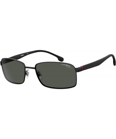 Men's 8037/S Rectangular Sunglasses Black/Polarized Gray $22.44 Goggle