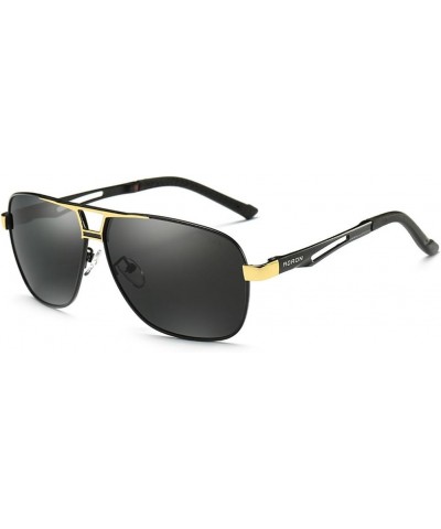 Polarized Men Sunglasses hot ray Male aviator Sun Glasses Brand Driver Eyewear Golden $8.11 Oval