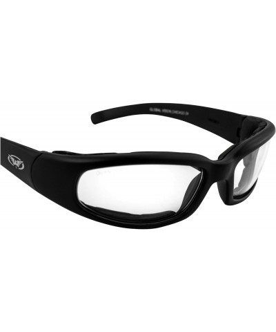Chicago- Advanced System Photochromic Sunglasses Clear to Smoke - Foam Padded Black Frame Clear to Smoke $18.54 Designer