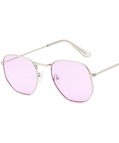 Metal Frame Small Frame Men and Women Sunglasses Outdoor Beach Fashion Street Shooting Decorative Sunglasses (Color : G, Size...
