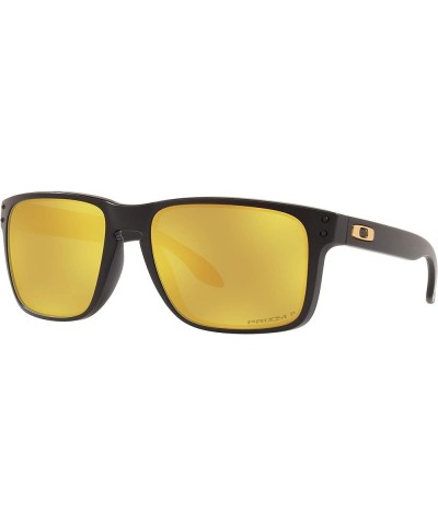 Men's Oo9417 Holbrook XL Square Sunglasses Matte Black/Prizm 24k Polarized $62.54 Square