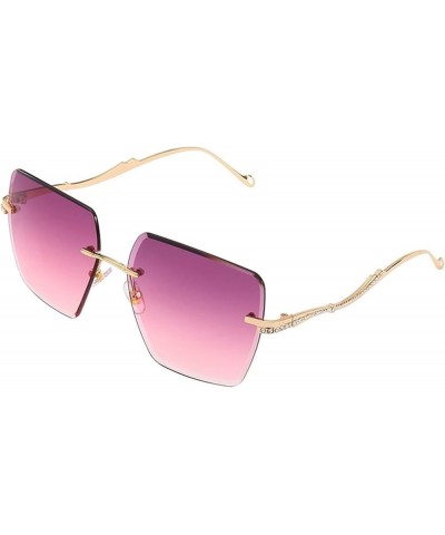 Large Frame Women's Outdoor Sun Shading Sunglasses (Color : D, Size : Medium) Medium F $17.09 Square