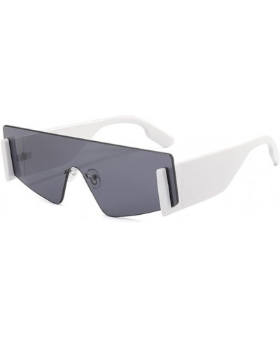 Fashion Rimless Sunglasses For Women Sun Glasses Female Shades 2024 New Punk Goggle Eyeglass Men Retro UV400 Eyewear White $1...