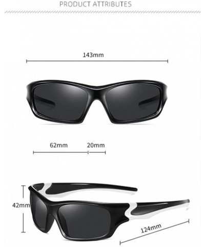 Sports Men Polarized Cycling Sunglasses Outdoor (Color : E, Size : Medium) Medium D $14.38 Sport