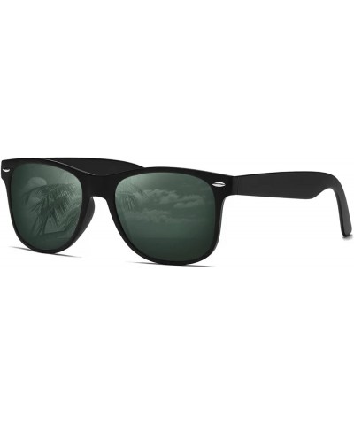 Sunglasses Men Polarized Sunglasses for Womens Trendy Retro Mirror Lens for Driving Fishing UV400 Protection E9-blackg15 $6.7...