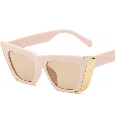 Men and Women Retro Cat Eye Sunglasses Fashion Simple Metal Side Decorative Sunglasses (Color : 1, Size : 1) 1 3 $10.34 Cat Eye