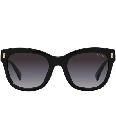 Women's Ra5301u Universal Fit Oval Sunglasses Shiny Black/Gradient Grey $28.21 Oval