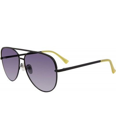 Womens Dante Sunglasses Shiny Black/Smoke Gradient $25.49 Aviator