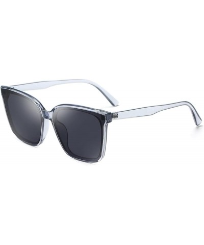 Retro Square Men and Women Outdoor Vacation Decorative Sunglasses (Color : D, Size : 1) 1 B $20.75 Designer