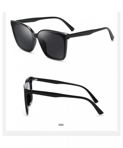 Retro Square Men and Women Outdoor Vacation Decorative Sunglasses (Color : D, Size : 1) 1 B $20.75 Designer