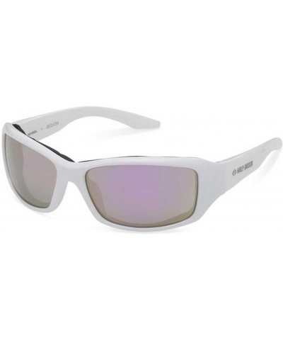 Women's Sequoia Rectangular Sunglasses, Shiny White Frames $37.77 Rectangular