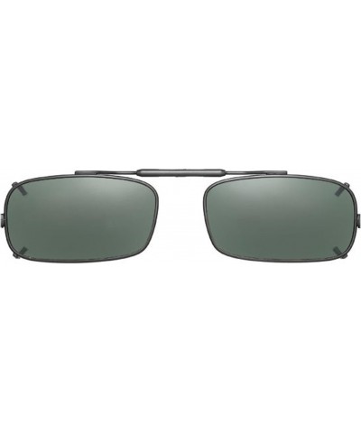 Visionaries Polarized Clip on Sunglasses - True Rec - Black Frame - 58 x 37 Eye $18.00 Rectangular