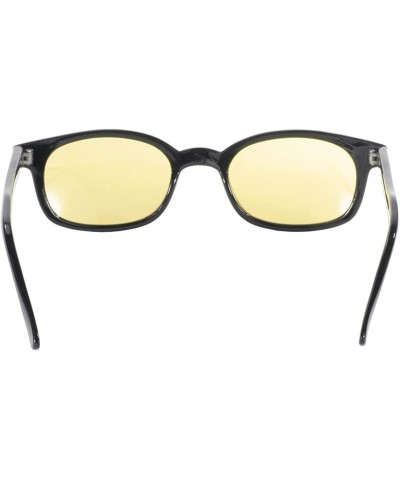 2 Pairs of Pacific Coast Sunglasses X-KD's Biker Sunglasses Black Frames with Smoke & Yellow Lenses $15.89 Rectangular