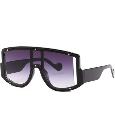 Oval Cat Eye Sunglasses Men and Women Outdoor Shade Decorative Glasses (Color : C, Size : Medium) Medium F $16.64 Oval